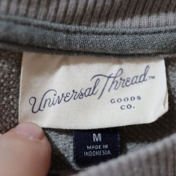 Universal Threads Camo Print Fleece Lined Pullover Sweatshirt Medium Boxy - Picture 6 of 8